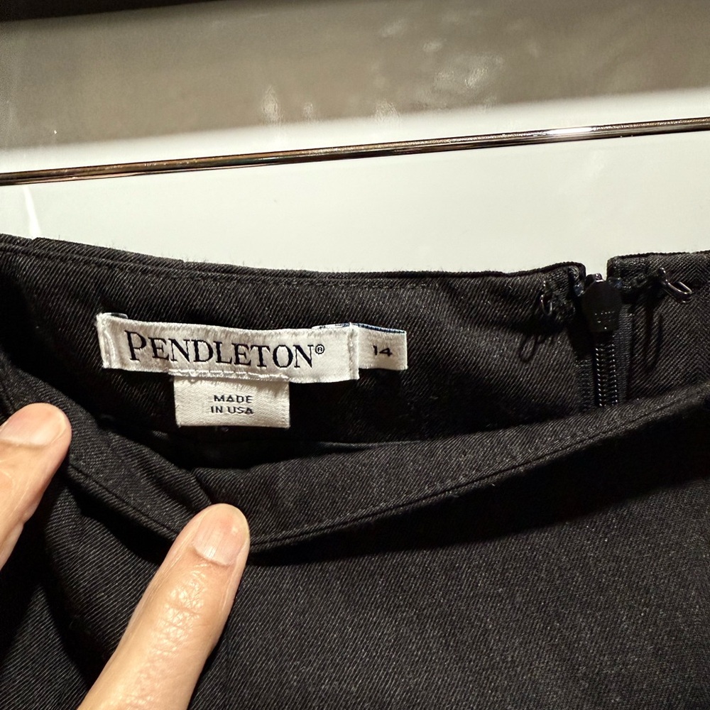 Gray 100% Virgin Wool Pendleton Skirt - image 4